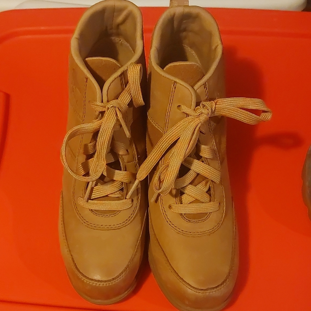 Sorel Tan Combat Boots for Women